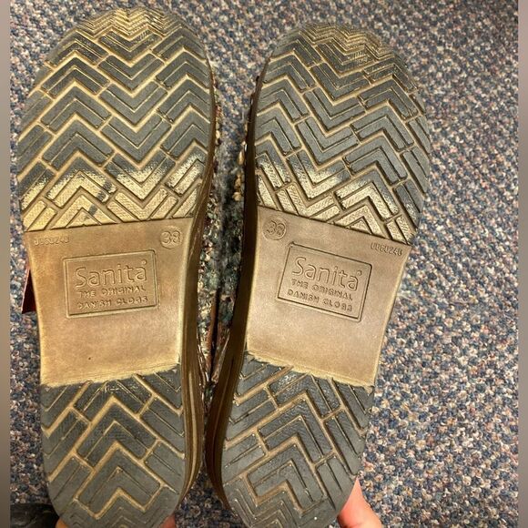 Sanita Sz. 7/8 Tweed Material Clog - Picture 4 of 6